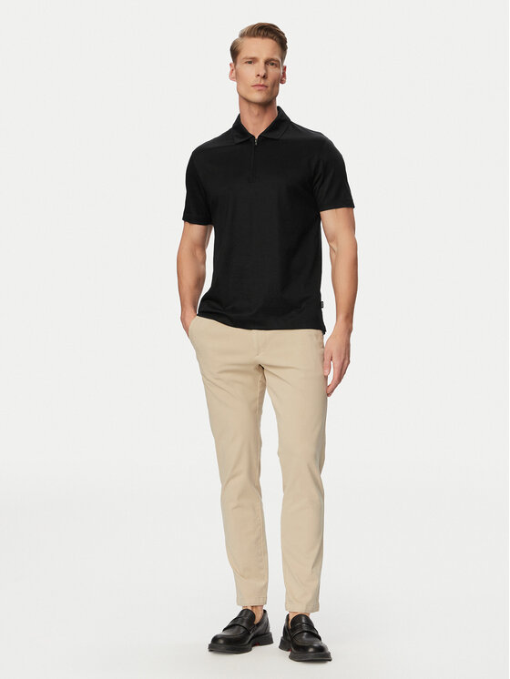 BOSS BOSS Chino nohavice H-Kaiton1 50543312 Béžová Slim Fit