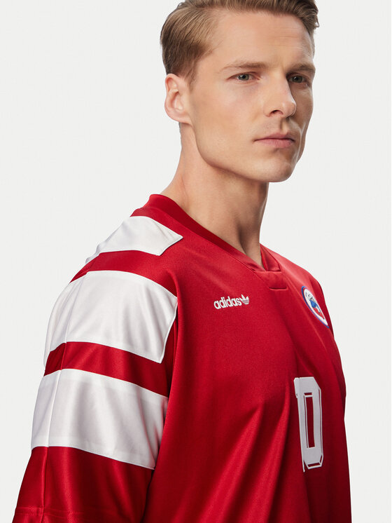 adidas adidas Тениска от техническо трико Chile Home Jersey 1994 JN3716 Червен Regular Fit