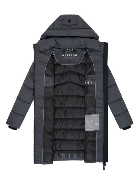 Marikoo Marikoo Kurtka zimowa Kaltnäschen Szary Regular Fit