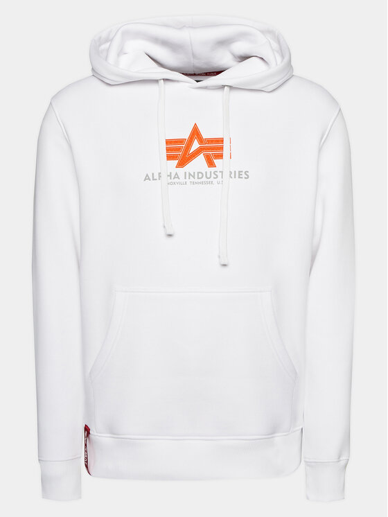 Alpha Industries Alpha Industries Mikina Basic 178312 Biela Regular Fit
