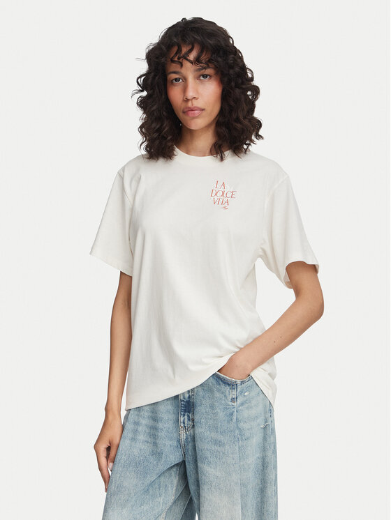 HUGO HUGO Póló Vintage 50573326 Fehér Oversize