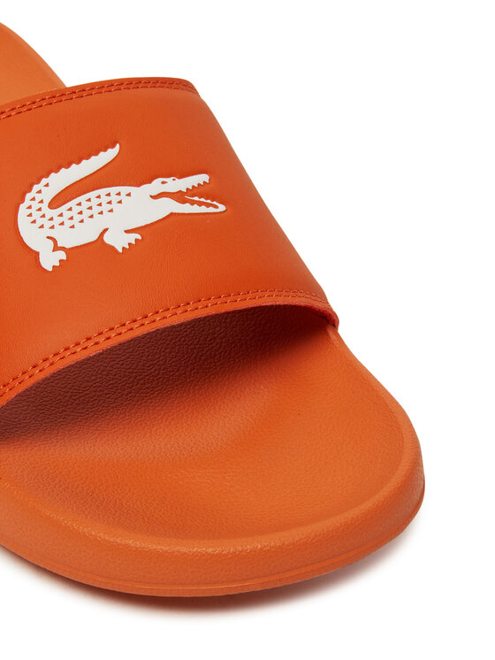 Lacoste Lacoste Klapki Serve Sliders 7-49CMA0041 Pomarańczowy