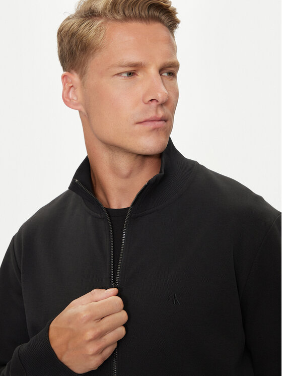 Calvin Klein Jeans Calvin Klein Jeans Μπλούζα Textured J30J326620 Μαύρο Regular Fit