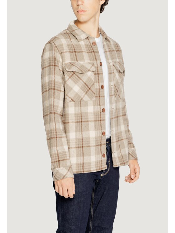 HAMAKI-HO HAMAKI-HO Camicia GBI1581H Beige Shirt Fit