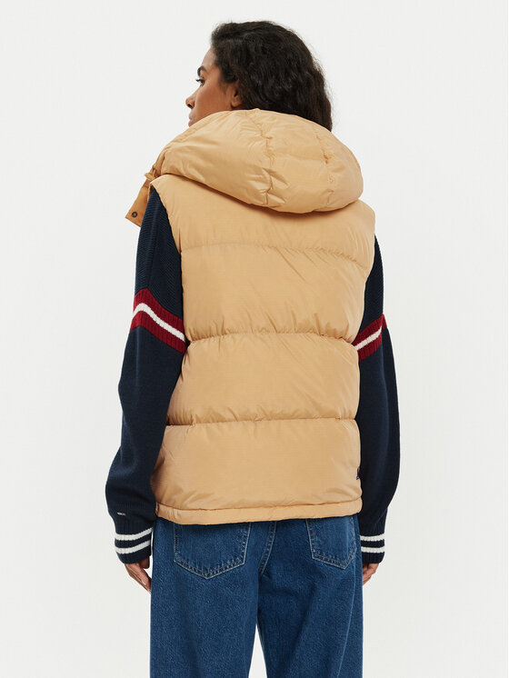 Tommy Jeans Tommy Jeans Varrukateta jakk Alaska DW0DW18862 Beež Regular Fit