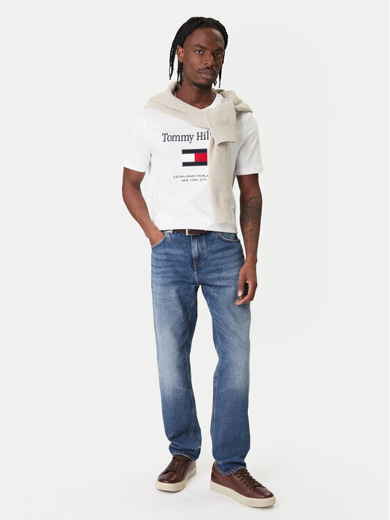Tommy Hilfiger Tommy Hilfiger Traperice Harlem MW0MW41890 Plava Tapered Fit