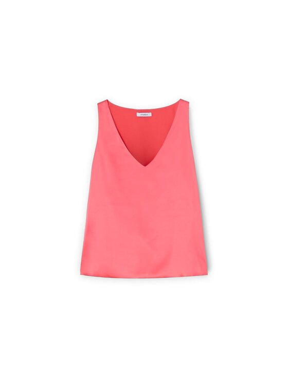 Motivi Motivi Top D725Q000442N016 Czerwony Regular Fit