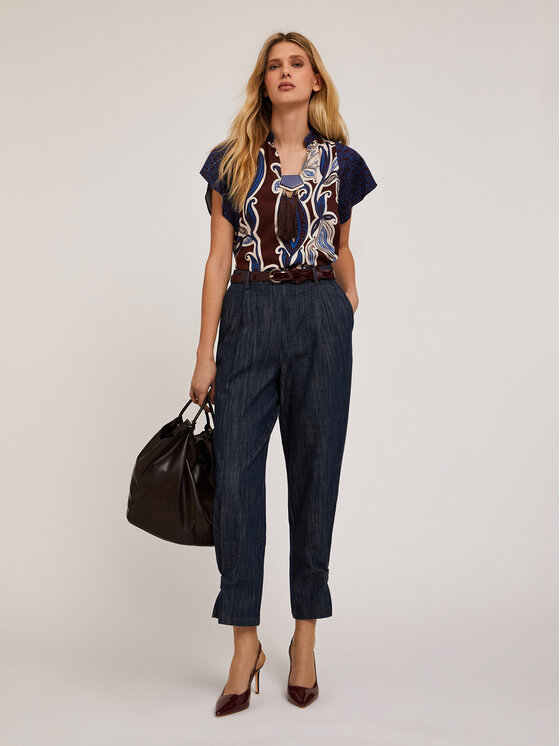 Motivi Motivi Blusa 2776W000700N0Z2 Blu Regular Fit