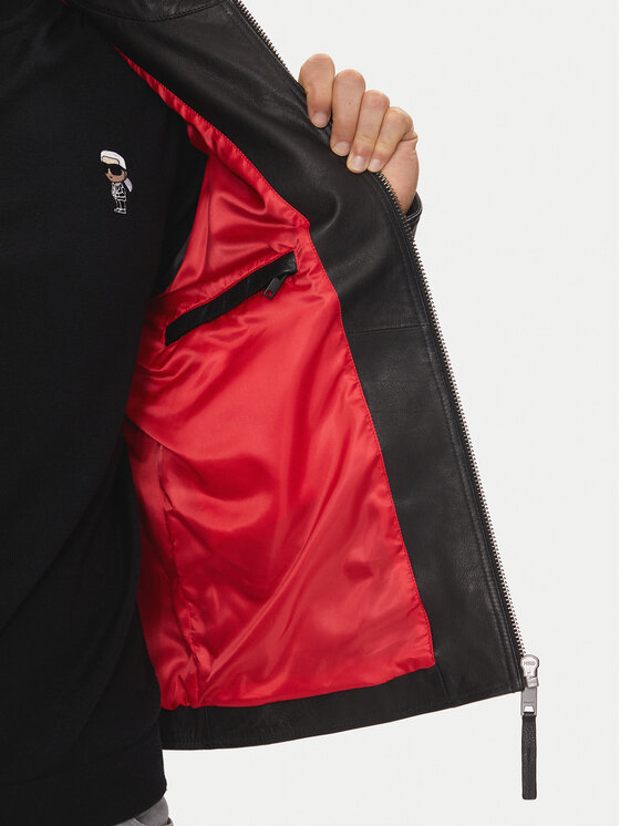 HUGO Hugo Prijelazna jakna Lokis-3 50516869 Crna Slim Fit