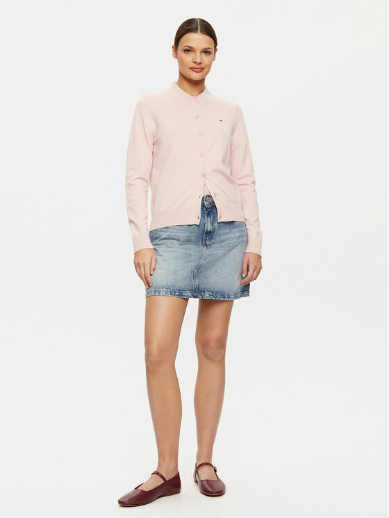 Tommy Hilfiger Tommy Hilfiger Strickjacke WW0WW42370 Rosa Regular Fit