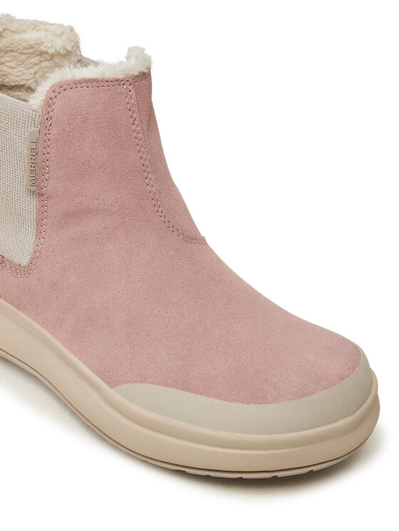 Merrell Merrell Botki Marquette Thermo Pull On Wp J007486 Różowy