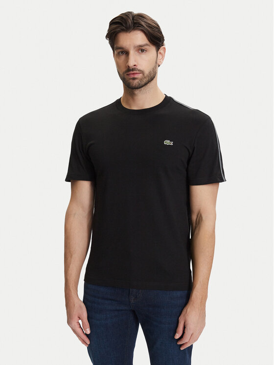 Lacoste Lacoste T-Shirt TH0888 Schwarz Regular Fit