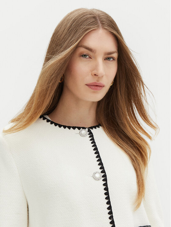 Guess Guess Kardigán W5RN20 WGVQ2 Ekru Regular Fit