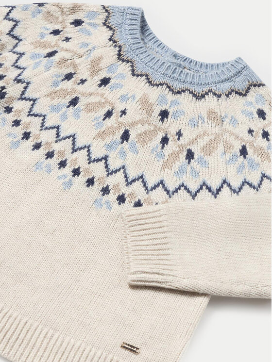 Mayoral Mayoral Sweter 2323 Beżowy Regular Fit
