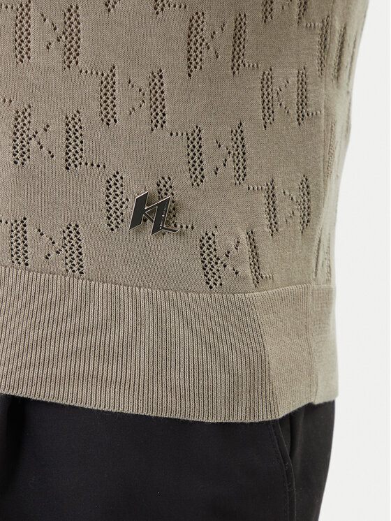 KARL LAGERFELD KARL LAGERFELD Tricou polo 655005 562301 Kaki Slim Fit