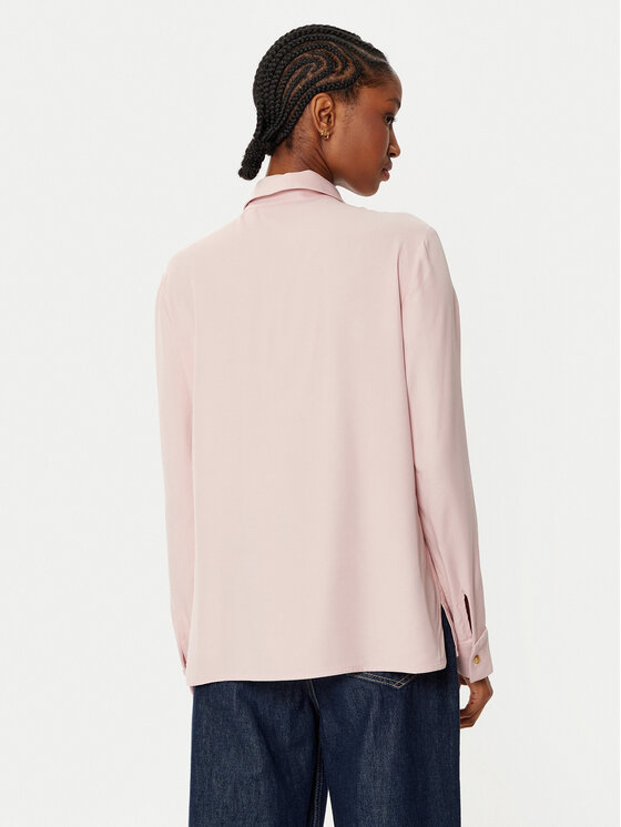 Tommy Hilfiger Tommy Hilfiger Marškiniai WW0WW44045 Rožinė Relaxed Fit