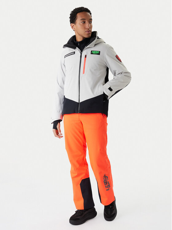 Rossignol Rossignol Lyžiarska bunda Hero Blackside RLOMJ24 Sivá Regular Fit
