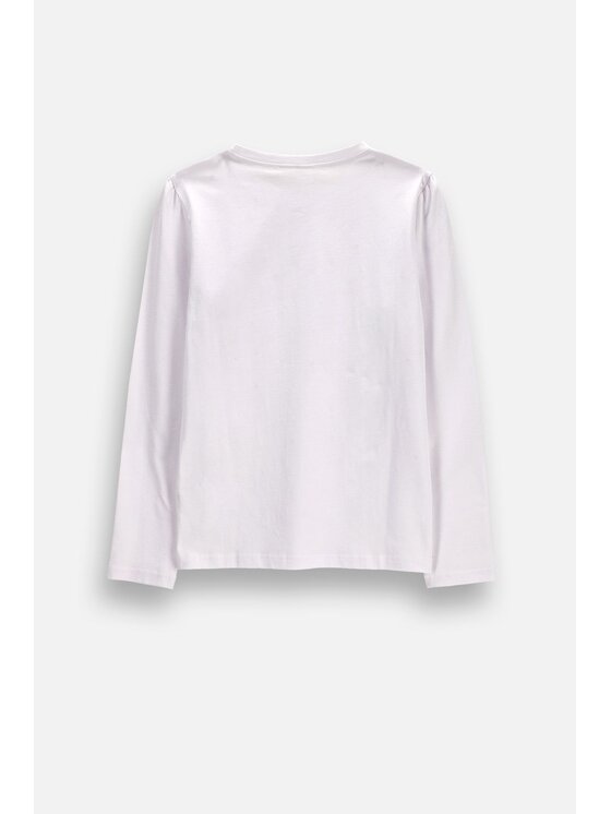 Coccodrillo Coccodrillo Longsleeve ZC6143101EPG-001 Biały Regular Fit
