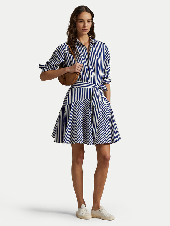 Polo Ralph Lauren Polo Ralph Lauren Marškinių tipo suknelė 211929600003 Mėlyna Regular Fit