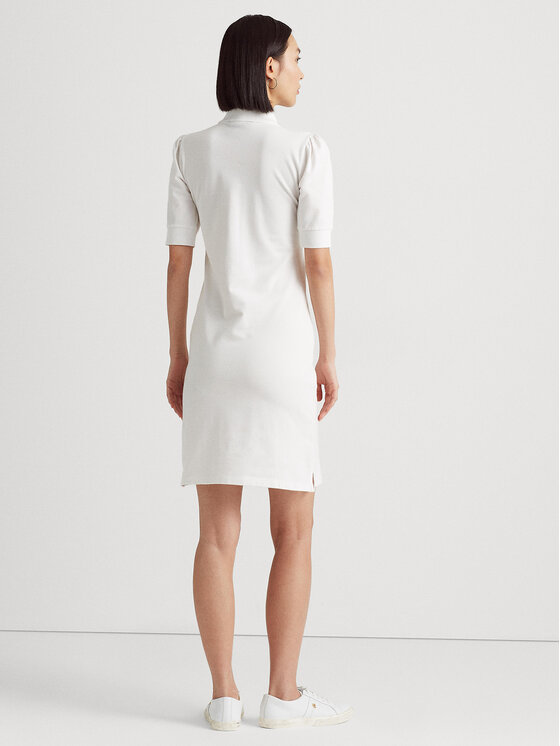 LAUREN RALPH LAUREN Lauren Ralph Lauren Sukienka codzienna 200834569002 Biały Regular Fit