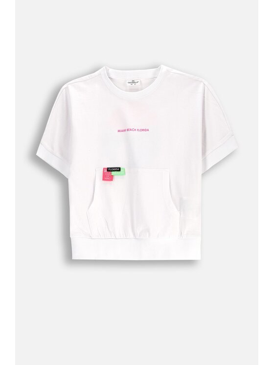 Coccodrillo Coccodrillo T-Shirt WC5143203IGJ-001 Biały Regular Fit
