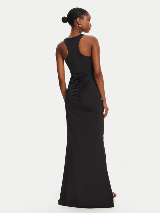 Patrizia Pepe Patrizia Pepe Sukienka wieczorowa 2A2872/J294-K103 Czarny Regular Fit