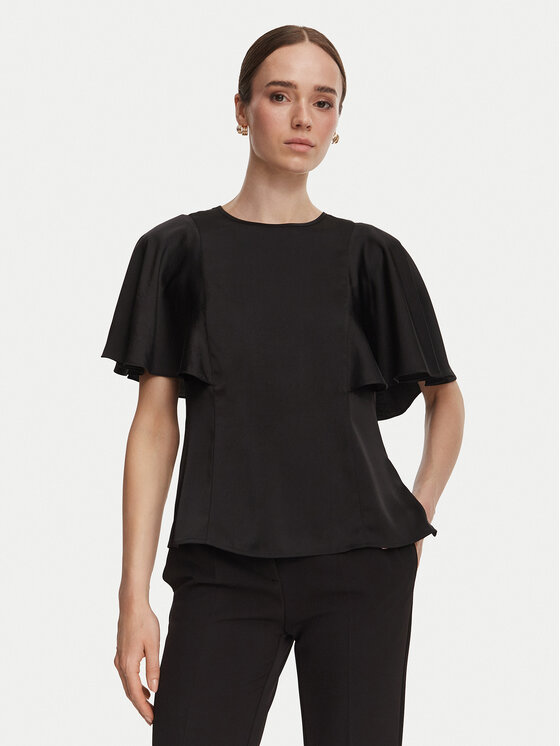 MICHAEL Michael Kors MICHAEL Michael Kors Blūze MT6411QAYJ Melns Regular Fit