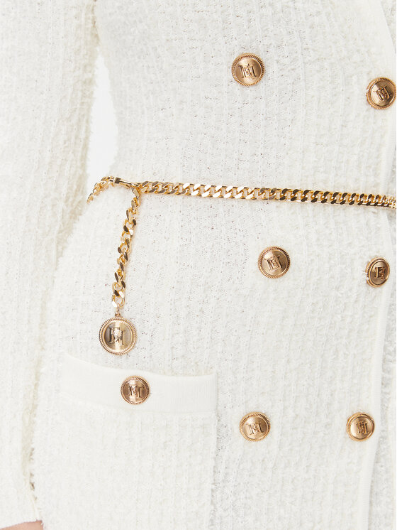 Elisabetta Franchi Elisabetta Franchi Kokteilinė suknelė AM-96S-36E2-V540 Smėlio Slim Fit