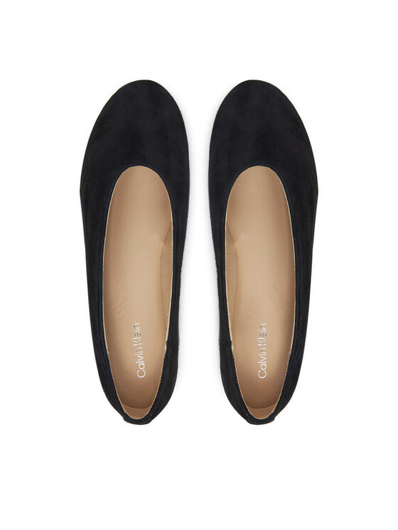 Calvin Klein Calvin Klein Baleriny Ballerina Round Hw Sue HW0HW02565 Czarny