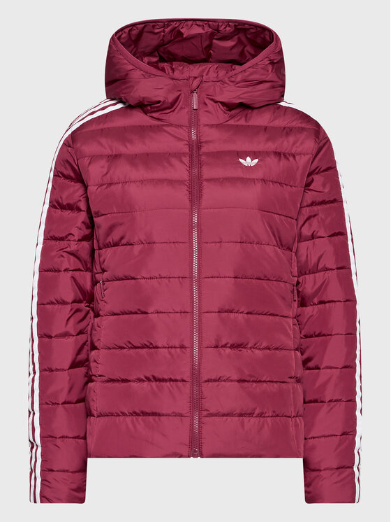 adidas adidas Kevad-sügis jope HS6769 Bordoopunane Slim Fit