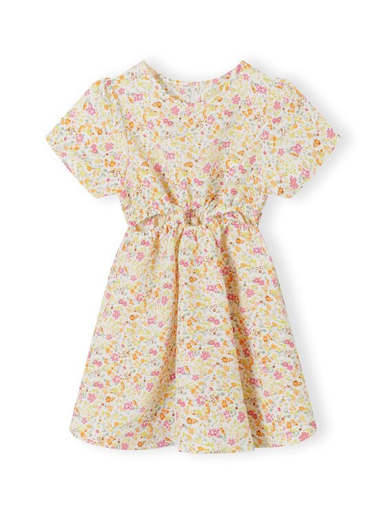 MINOTI MINOTI Sukienka codzienna 22dress50 Żółty Regular Fit