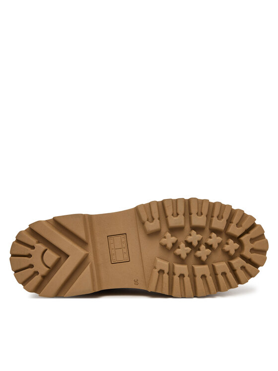 Tommy Jeans Tommy Jeans Κλειστά παπούτσια Archive '01 Boat Shoe Leather EN0EN03003 Μπορντό