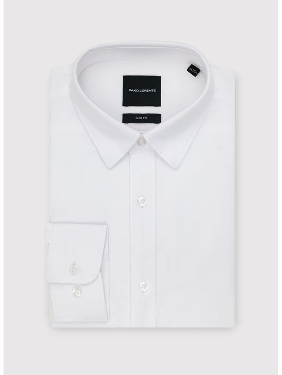 Pako Lorente Pako Lorente Koszula P26WF-1X-001 Biały Slim Fit