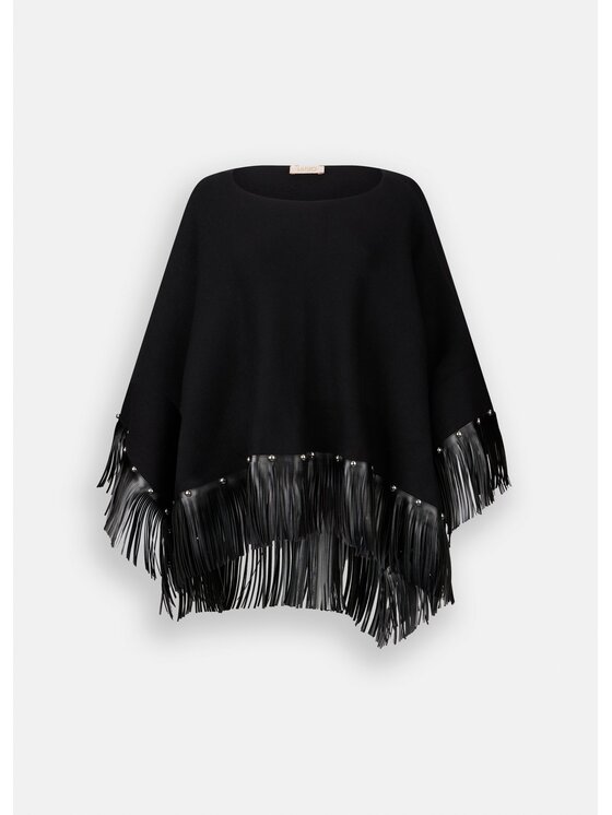 Liu Jo Liu Jo Poncho 2F5053M030022222 Nero Regular Fit