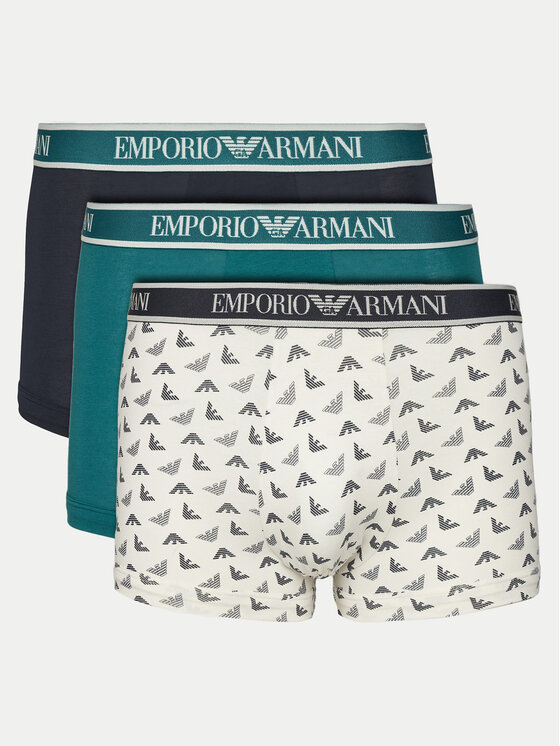 Férfi 3 darab boxer Emporio Armani Underwear, Méret: L, Színes, EM000370 AF10779 MB092
