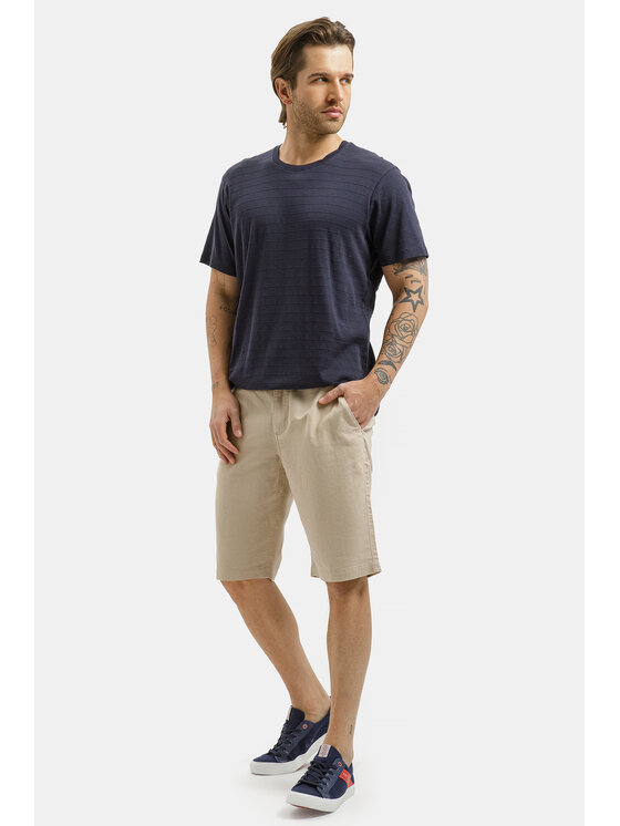Cross Jeans Cross Jeans T-Shirt 16159-310 Granatowy Regular Fit