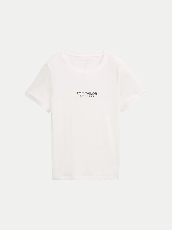 Tom Tailor Tom Tailor T-Shirt 1045543 Λευκό Regular Fit