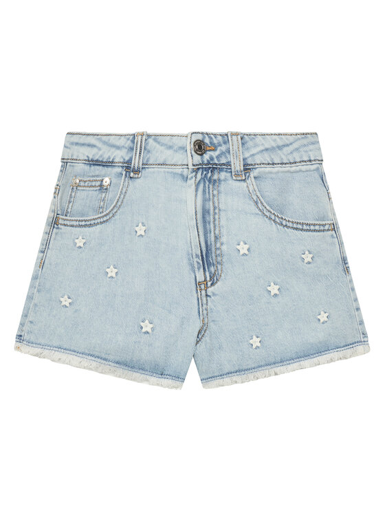 United Colors Of Benetton Szorty jeansowe 4UTPC9049 Niebieski Regular Fit