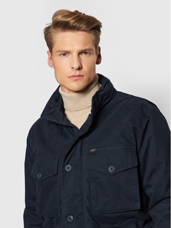 Lee Lee Kurtka zimowa Winter Field L88EOPHY 112141016 Granatowy Regular Fit