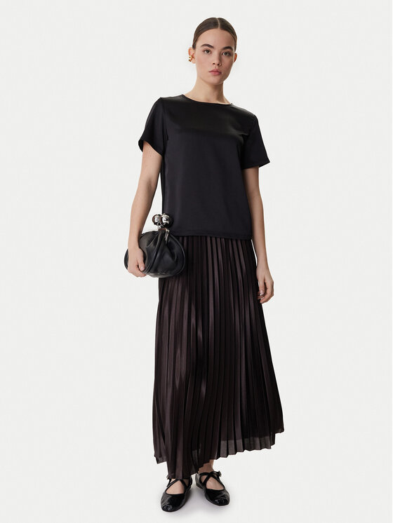 Weekend Max Mara Weekend Max Mara Palaidinė Zona 2615941011 Juoda Relaxed Fit