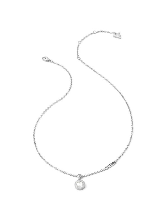 Guess Guess Naszyjnik JUBN02245JW-RH Srebrny