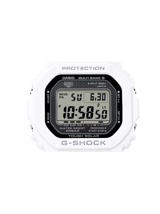 Casio Casio Zegarek GW-5000HS-7ER Biały