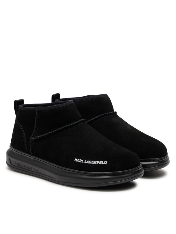 KARL LAGERFELD KARL LAGERFELD Bokacsizma KL44522 Fekete