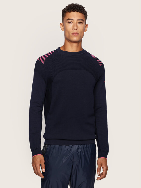 BOSS Boss Maglione Rowin 50427754 Blu scuro Regular Fit