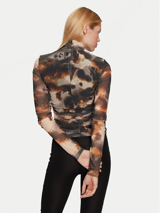 Gestuz Gestuz Majica Behka 10909457 Smeđa Slim Fit