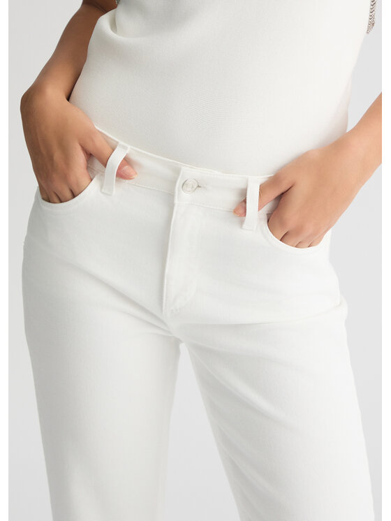 Liu Jo Liu Jo Pantaloni di tessuto UA5141T181610701 Bianco Slim Fit
