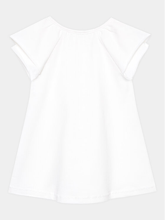 United Colors Of Benetton United Colors Of Benetton Sukienka codzienna 3LHAAV006 Biały Regular Fit
