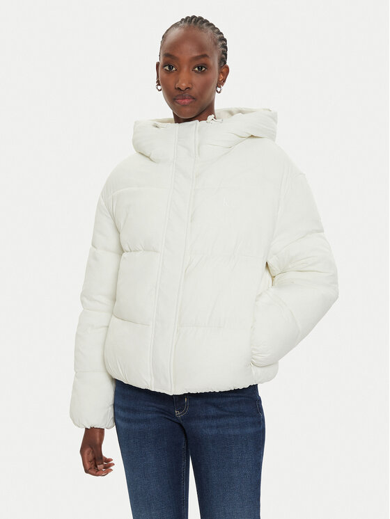 Calvin Klein Jeans Calvin Klein Jeans Geacă de iarnă J20J224112 Écru Regular Fit