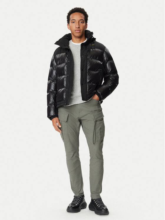 Blauer Blauer Kurtka przejściowa Perkins 26WBLUC02170 Czarny Regular Fit