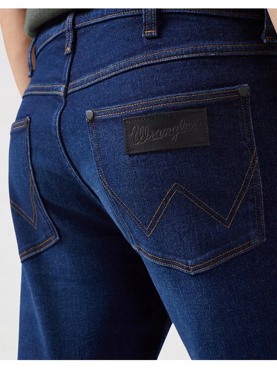 Wrangler Wrangler Jeansy Greensboro Niebieski Regular Fit
